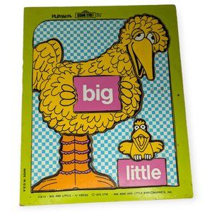 Vintage 1973 Playskool Sesame Street Big Bird Puzzle